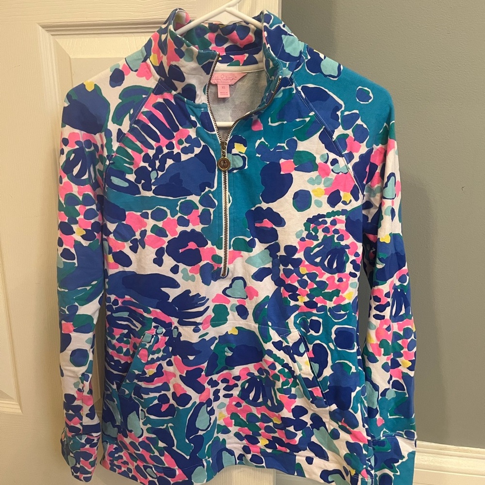 Colorful Floral Pullover